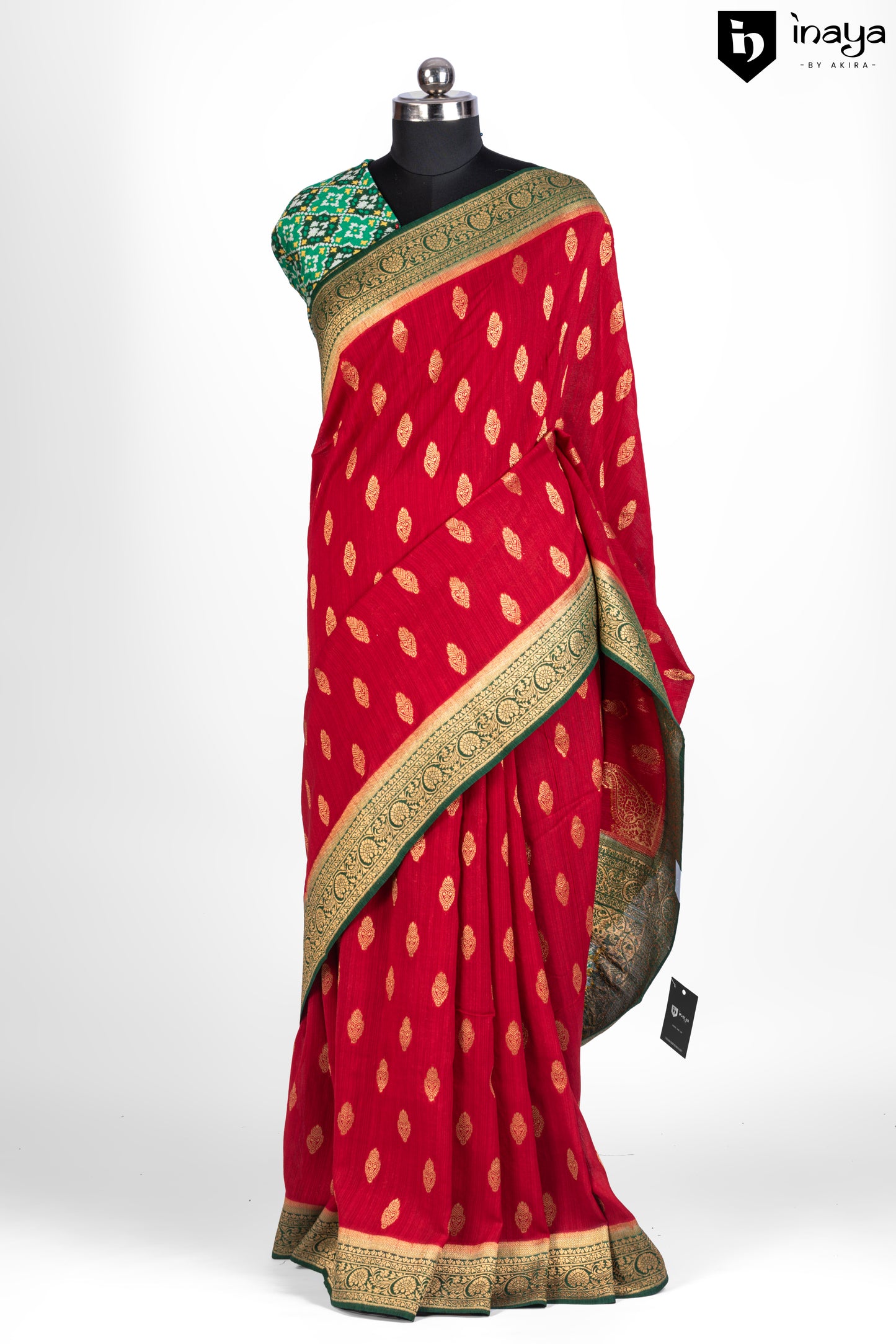 Crimson Charm Banarasi Silk Saree