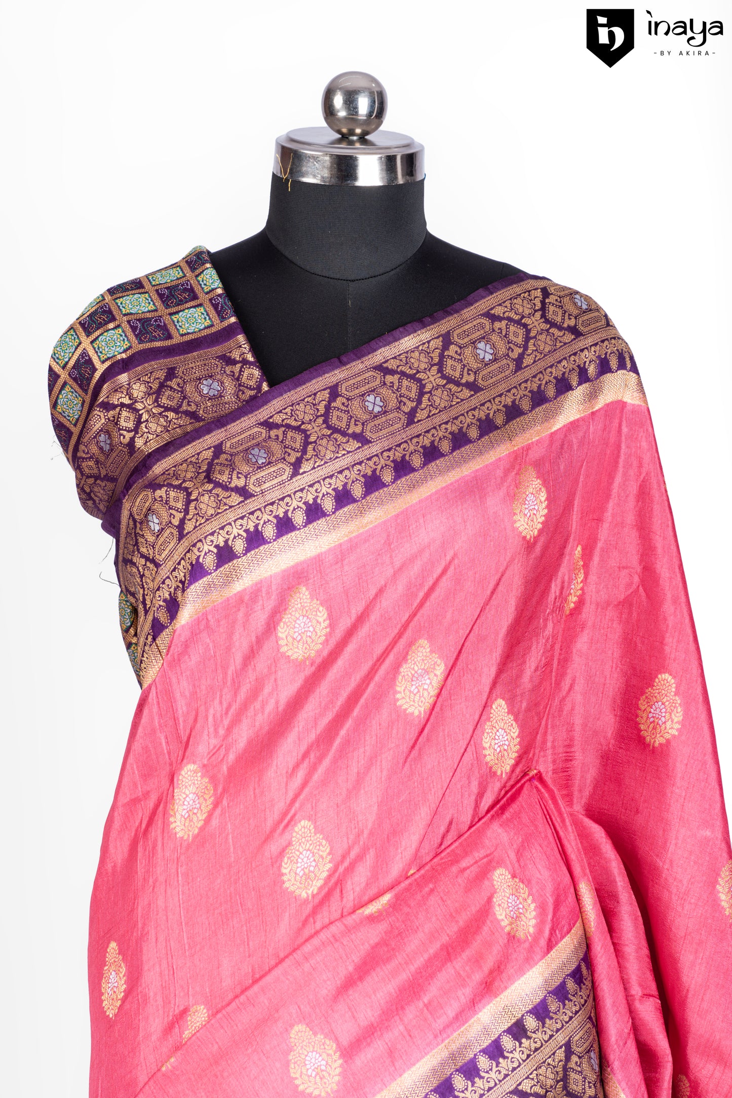 Elegance Unfolded Banarasi Silk Saree in Blush Pink