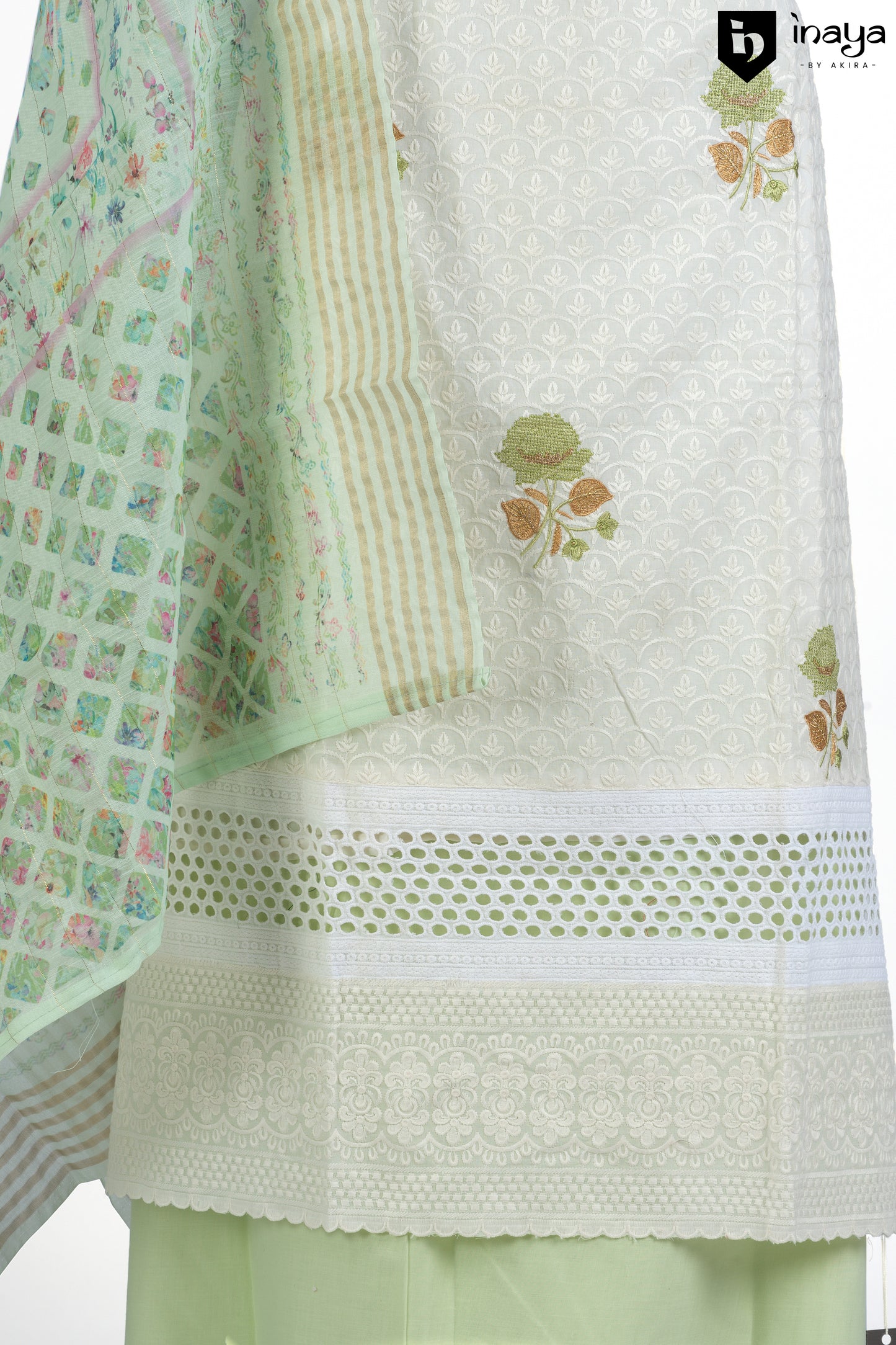 Spring Refresh Cotton Suit Set with Pastel Accents