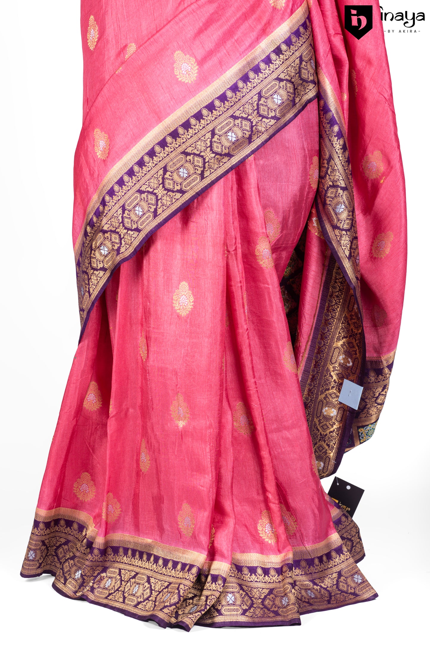 Elegance Unfolded Banarasi Silk Saree in Blush Pink