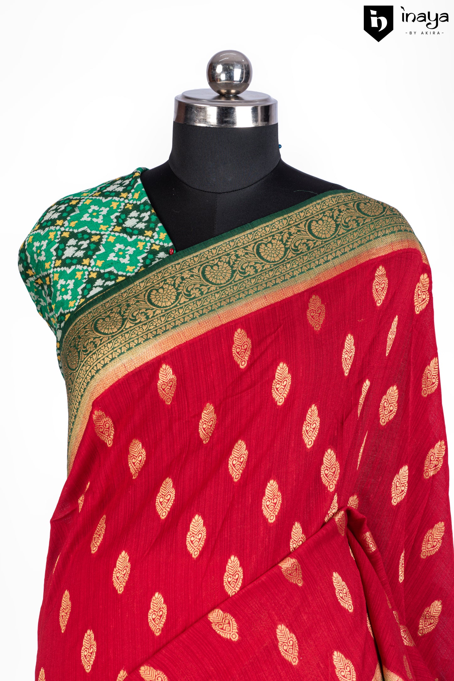 Crimson Charm Banarasi Silk Saree